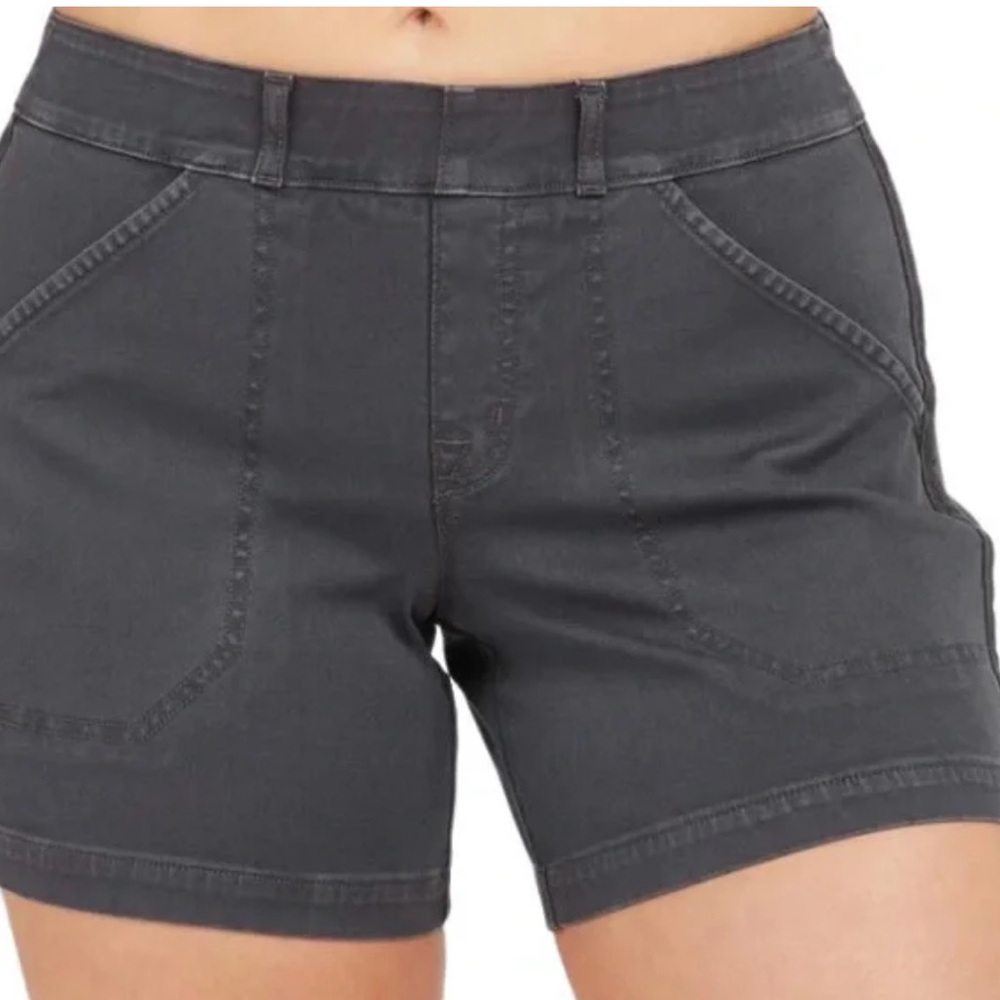 Spanx Black Wash Medium Shorts
